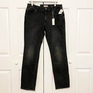 Warp + Weft AMS Amsterdam Slim Leg Jeans Men's Size 35x34 Faded Black Shale